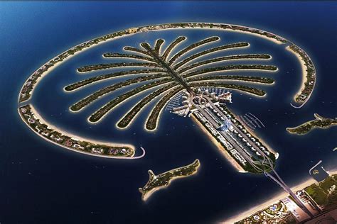the palm jumeirah.
